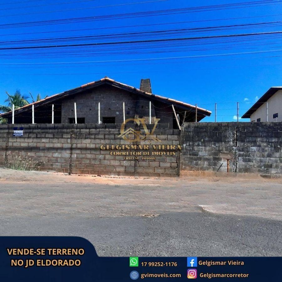 🏡VENDE - SE CASA EM CONTRUÇÃO NO PARQ. RES. ELDORADO - BEBEDOURO - SP 🏡 - Casa em Parque Residencial Eldorado, Bebedouro - à venda - Gelgismar Vieira