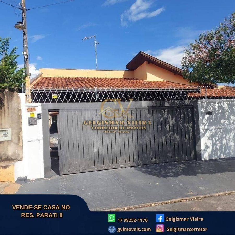 🏠 VENDE-SE CASA NO RES. PARATI II - BEBEDOURO - SP 🏠 - Casa em Residencial Parati, Bebedouro - à venda - Gelgismar Vieira