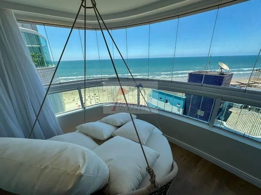 Cobertura duplex com 3 dormitórios decorada e climatizada   Vista Mar - Praia Grande/SP