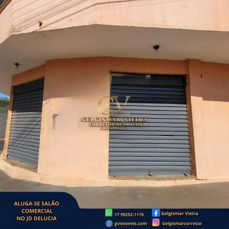 🏡 ALUGA-SE SALÃO COMERCIAL NO JARDIM DE LÚCIA - BEBEDOURO - SP 🏡 - Comercial em Jardim de Lúcia, Bebedouro - para locação - Gelgismar Vieira