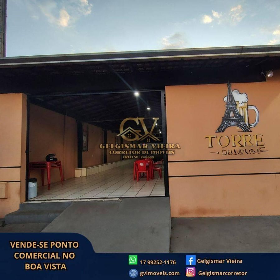 🏡 VENDE-SE SALÃO COMERCIAL NO BOA VISTA - BEBEDOURO - SP 🏡 - Comercial em Vila Irmã Antonieta Farani, Bebedouro - à venda - Gelgismar Vieira