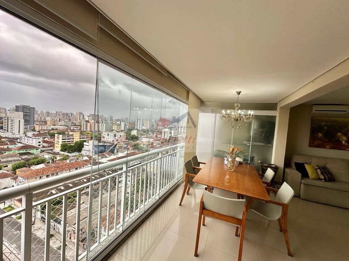Apartamento com 2 dormitórios com sala ampliada ao lado da UNIFESP Santos
