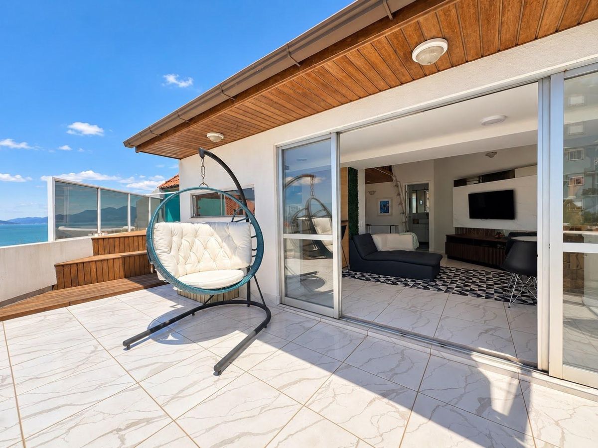 Cobertura Duplex à venda em Coqueiros | 187 m², 3 dormitórios (1 suíte), Vista para o Mar, Jacuzzi e 1 Vaga Coberta - Apartamento em Coqueiros, Florianópolis - à venda - Conceito Imóveis