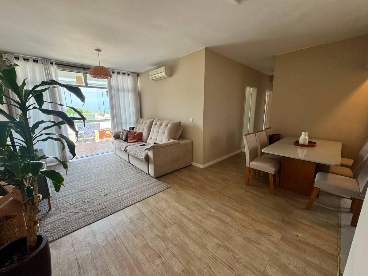Apartamento com Vista para o Mar em Coqueiros | 97 m², 3 dormitórios (1 suíte), Sacada e Vaga Livre e Coberta - Apartamento em Coqueiros, Florianópolis - à venda - Conceito Imóveis