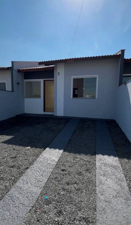Casa Geminada Com 02 Dormitórios | Corticeira - Guaramirim - Casa Geminada em Corticeira, Guaramirim - à venda - Eskala Imóveis LTDA