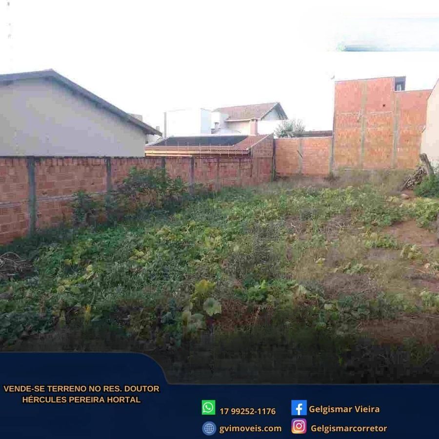 🏡 VENDE-SE TERRENO MO HÉRCULES HORTAL - BEBEDOURO - SP 🏡 - Lote/Terreno em Residencial Doutor Hércules Pereira Hortal, Bebedouro - à venda - Gelgismar Vieira