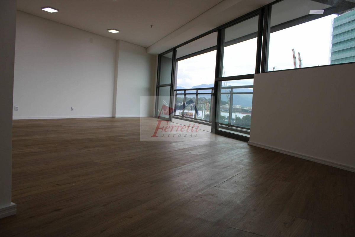 Sala comercial com 70,34m² para locação em edifício em Valongo, Santos/SP