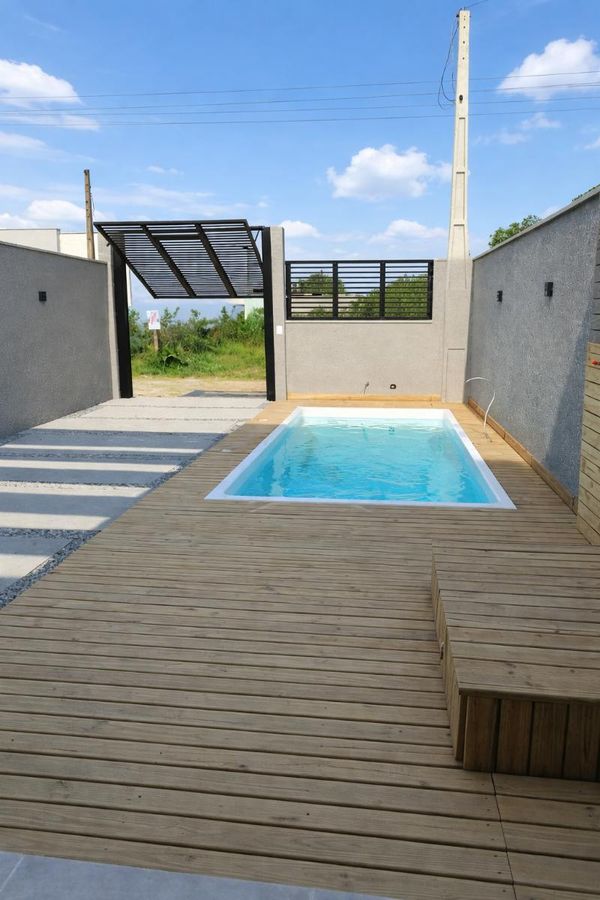 Casa 3 quartos, com piscina, balneario são josé