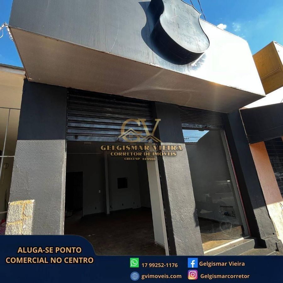 🏡 ALUGA-SE PONTO COMERCIAL NO CENTRO - BEBEDOURO - SP 🏡 - Comercial em Centro, Bebedouro - para locação - Gelgismar Vieira