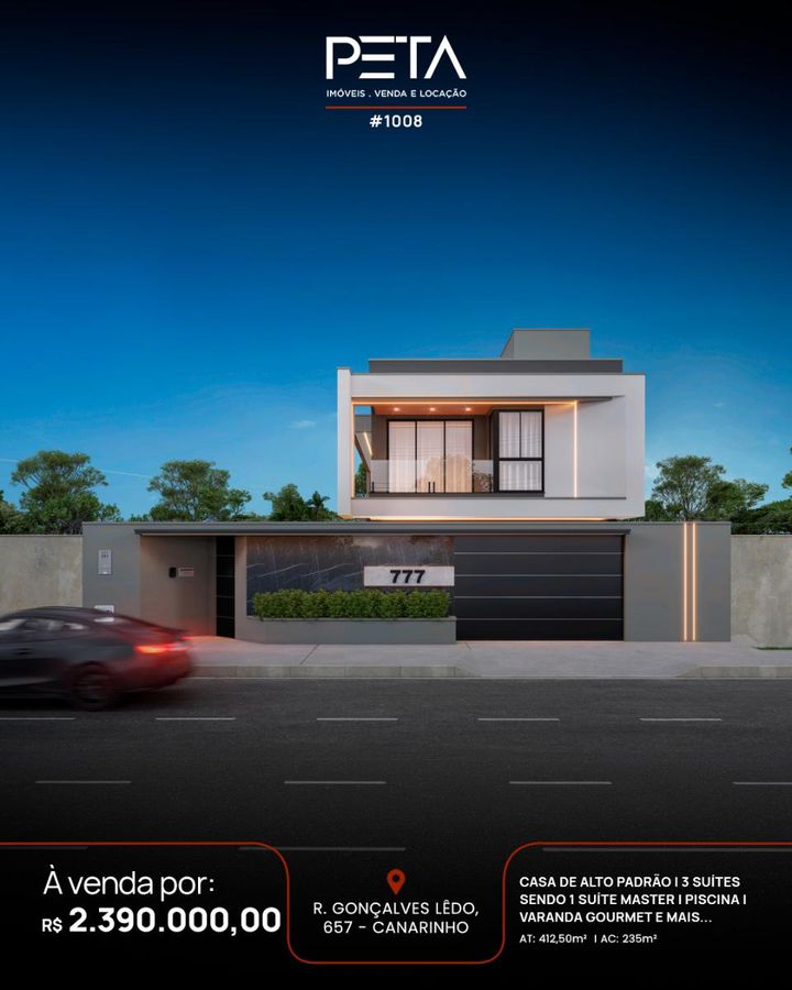 Casa no Canarinho - NOVA!