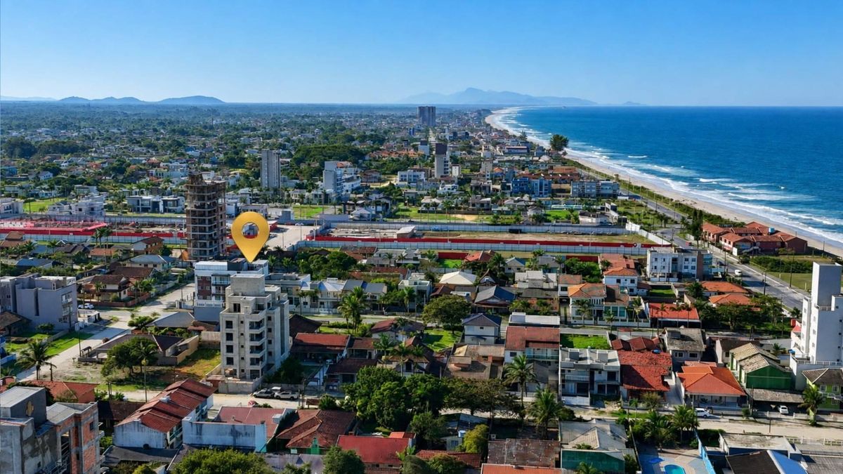 Apartamento novo com 96m², 03 quartos, 100 metros da praia no litoral de SC! Venha investir em Itapoá! - Apartamento em Rainha do Mar, Itapoá - à venda - SBGLOBAL Imobiliária