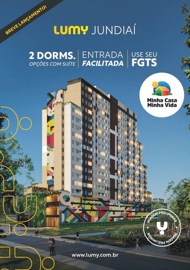 Lumy Jundiaí: um novo lançamento está chegando ao Engordadouro - Apartamento em Engordadouro - à venda - Fiveh Soluções Imobiliárias