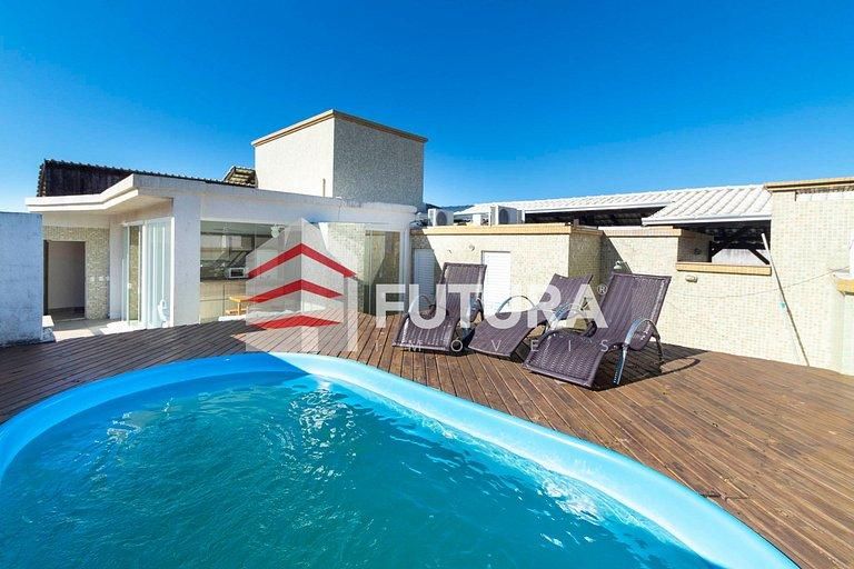 Cobertura Beira mar com piscina para aluguel de temporada Bombas/Bombinhas - SC - Cobertura em Bombas, Bombinhas - para temporada - PAULA CRISTINA DA SILVA MINELLA NEGOCIOS IMOBILIARIOS LTDA