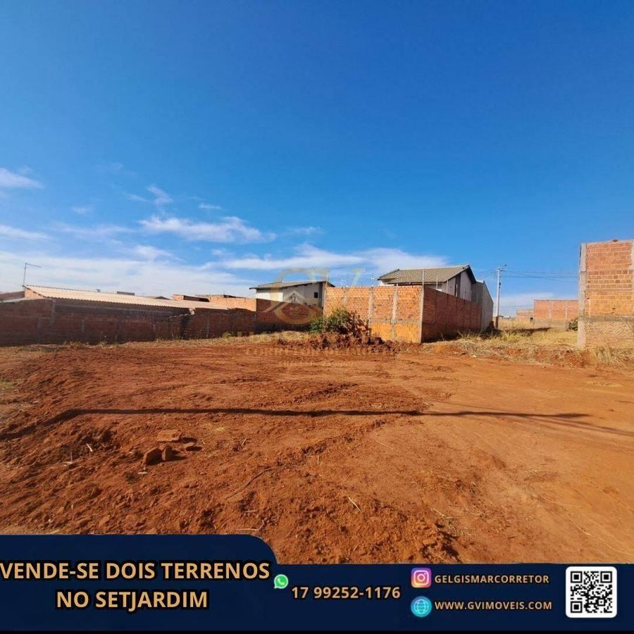 🏡 VENDE-SE DOIS TERRENOS NO SETJARDIM - BEBEDOURO - SP🏡 - Lote/Terreno em SetJardim, Bebedouro - à venda - Gelgismar Vieira