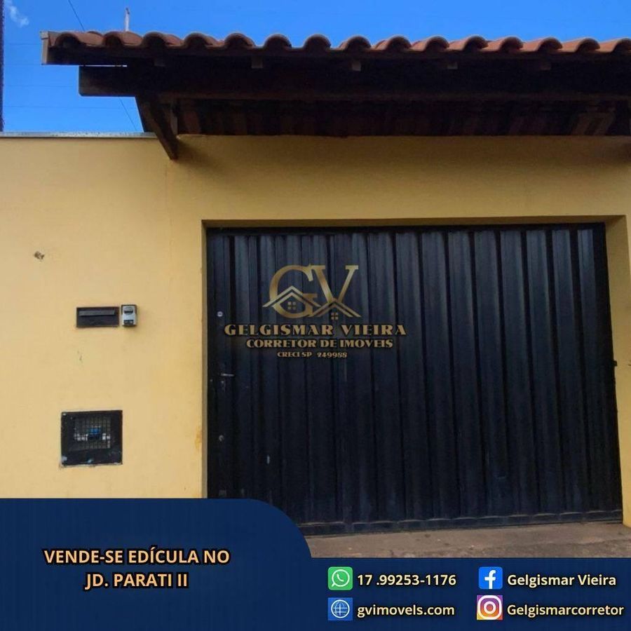 🏡 VENDE-SE EDÍCULA NO JD. PARATI II - BEBEDOURO - SP 🏡 - Residencial e Comercial em Jardim Parati II, Bebedouro - à venda - Gelgismar Vieira
