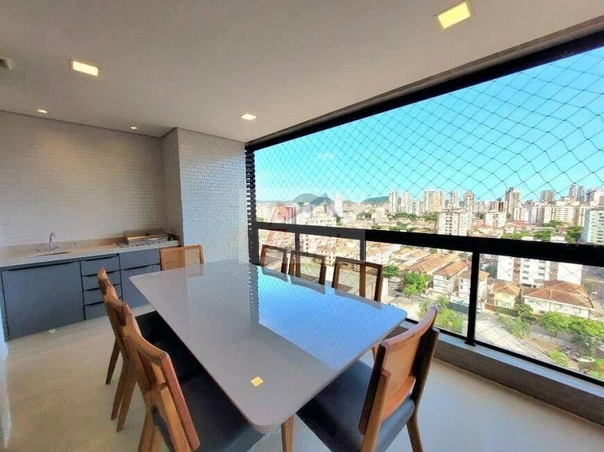 Apartamentocom 2 dormitórios com 1 suíte à venda no bairro Aparecida - Santos/SP
