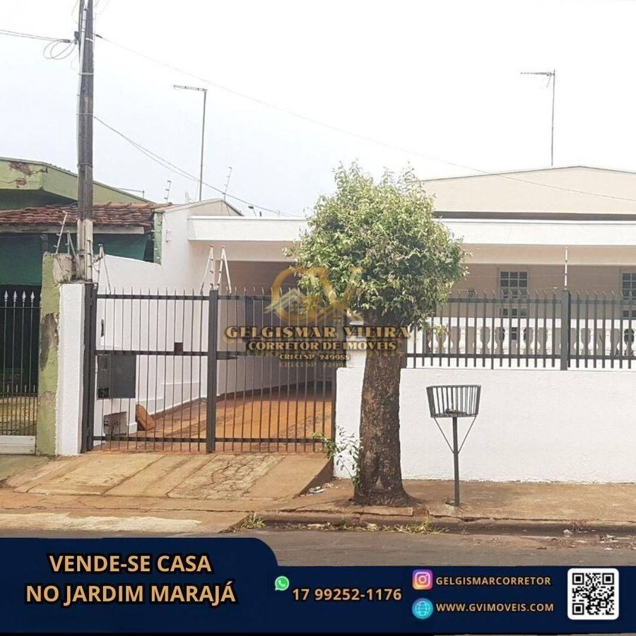 🏡 VENDE-SE CASA NO JARDIM MARAJÁ - BEBEDOURO - SP 🏡 - Casa em Jardim Marajá, Bebedouro - à venda - Gelgismar Vieira