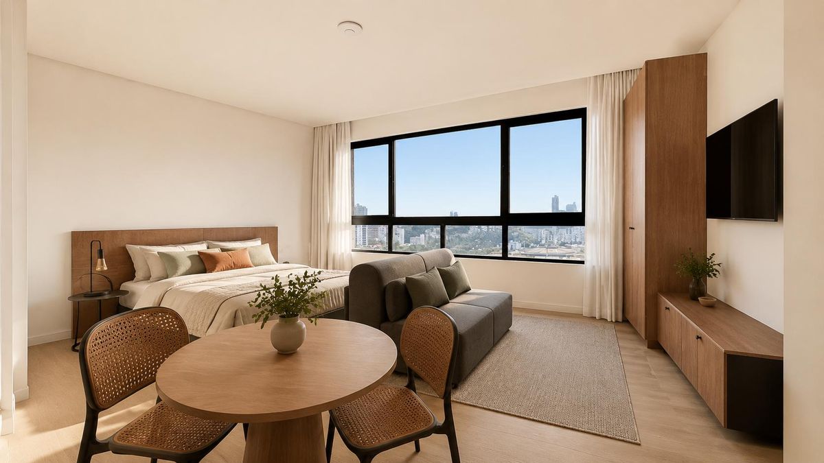 Apartamento, 1 quarto, 23 m² - Foto 1