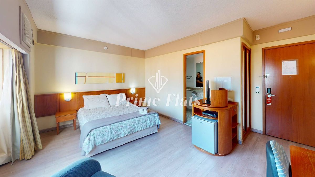 Flat disponível para locação no Live Lodge Residencial Ibirapuera, com 26m², 1 dormitório e 1 vaga - Flat em Vila Clementino, São Paulo - para locação - Prime Flats Negócios Imobiliários