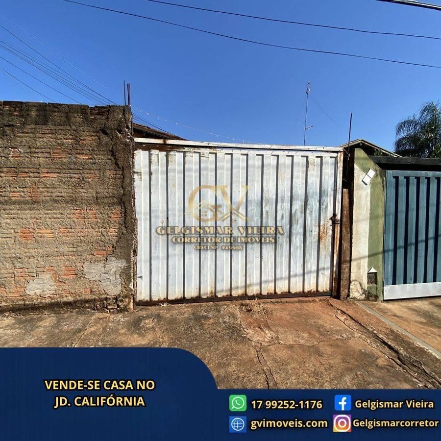 🏡 VENDE-SE CASA NO JARDIM CALIFÓRNIA - BEBEDOURO - SP 🏡 - Residencial e Comercial em Jardim Califórnia, Bebedouro - à venda - Gelgismar Vieira