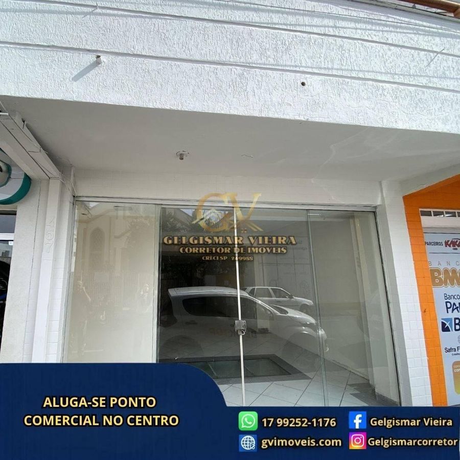 🏡 ALUGA-SE PONTO COMERCIAL NO CENTRO – BEBEDOURO - SP 🏡 - Residencial e Comercial em Centro, Bebedouro - para locação - Gelgismar Vieira
