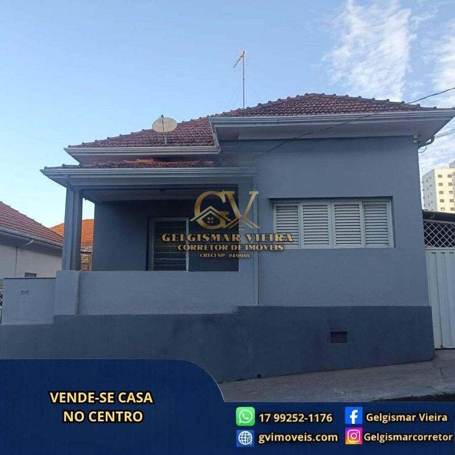 🏠 VENDE-SE CASA NO CENTRO - BEBEDOURO - SP 🏠 - Casa em Centro, Bebedouro - à venda - Gelgismar Vieira