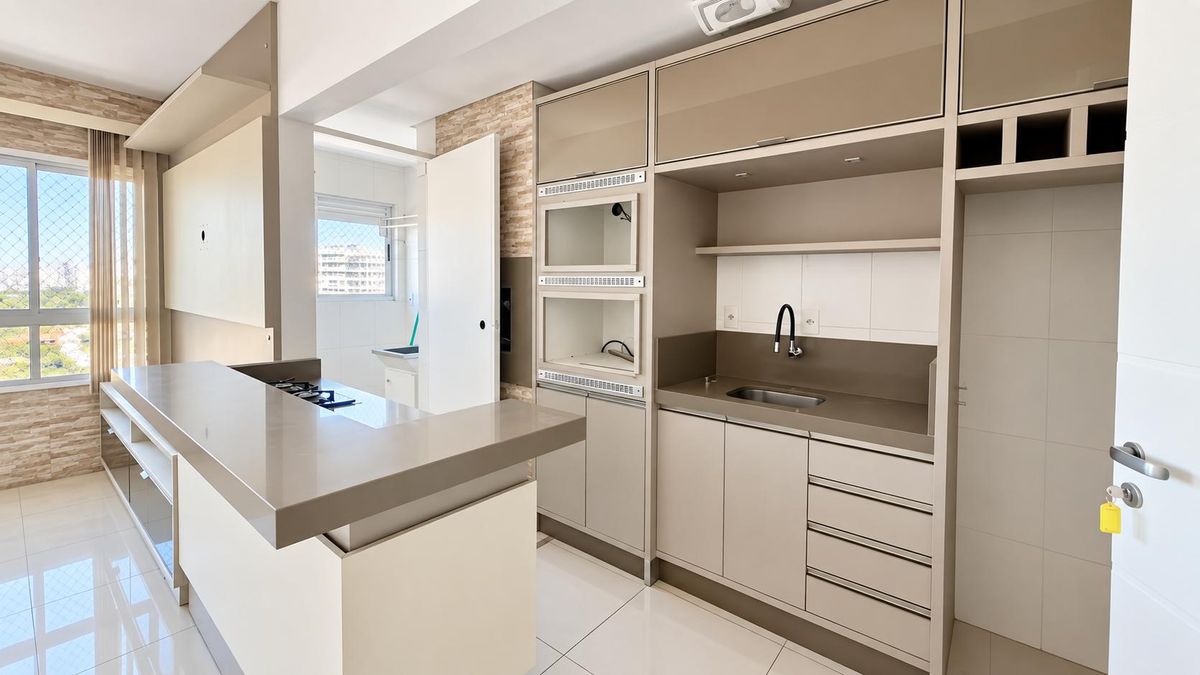 Apartamento Semimobiliado para Locação Anual, 2 Quartos (1 Suíte), 1 Vaga de Garagem, Condomínio Barra Garden, Barra do Rio, Itajaí-SC - Apartamento em Barra do Rio, Itajaí - para locação - I3 CORRETORES ASSOCIADOS S/S