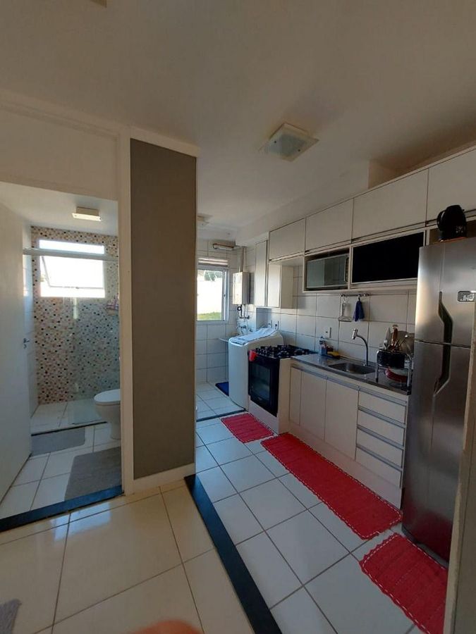 Apto. 2 dorm, sala cozinha e banheiro, área de serviço. Armários cozinha e quartos, chuveiro a gás e 1 vaga coberta. Jd. do Lago II Campinas, foto 2