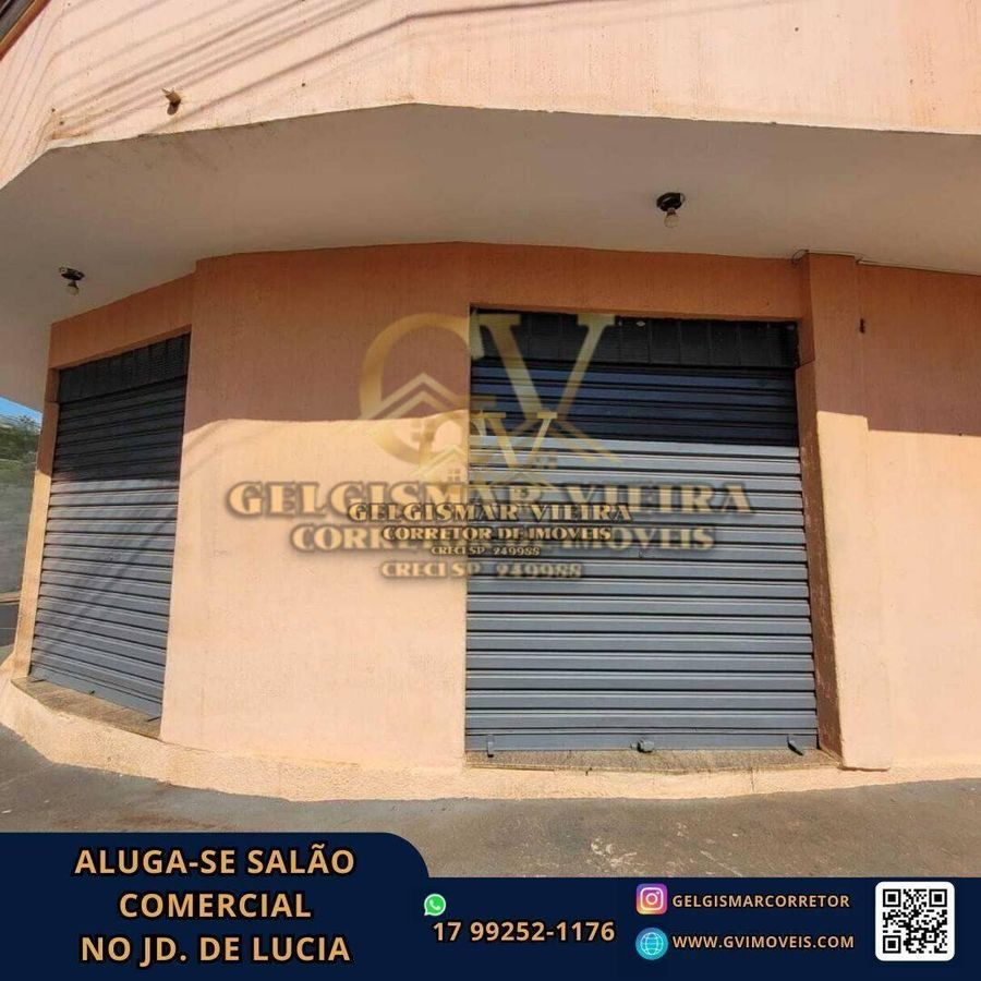 🏡 ALUGA-SE SALÃO COMERCIAL NO JARDIM DE LÚCIA - BEBEDOURO - SP 🏡 - Salas Comerciais em Jardim de Lúcia, Bebedouro - para locação - Gelgismar Vieira