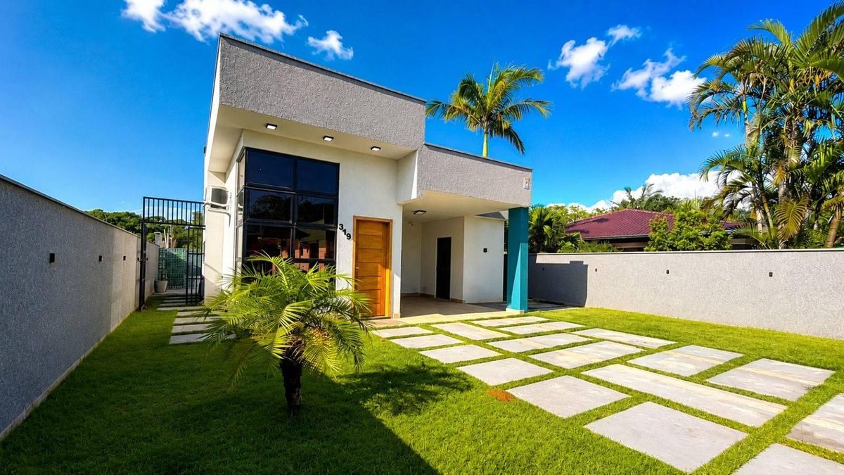 Casa com 3 dormitórios à venda, 123 m² por R$ 890.000,00 - Itamar - Itapoá/SC - Casa em Itamar, Itapoá - à venda - Nossa Praia Imóveis