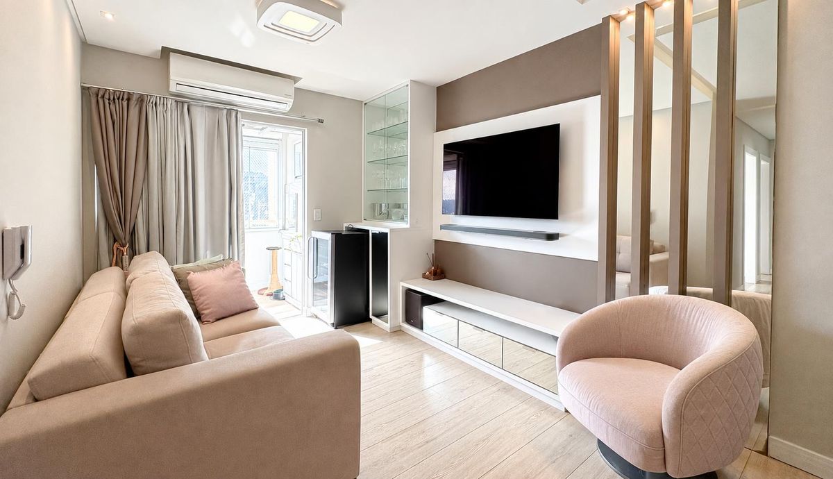 Apartamento Mobiliado com 2 Dormitórios na Vila Nova! - Apartamento em Vila Nova, Blumenau - para locação - CONCEITO IMOBILIARIA LTDA