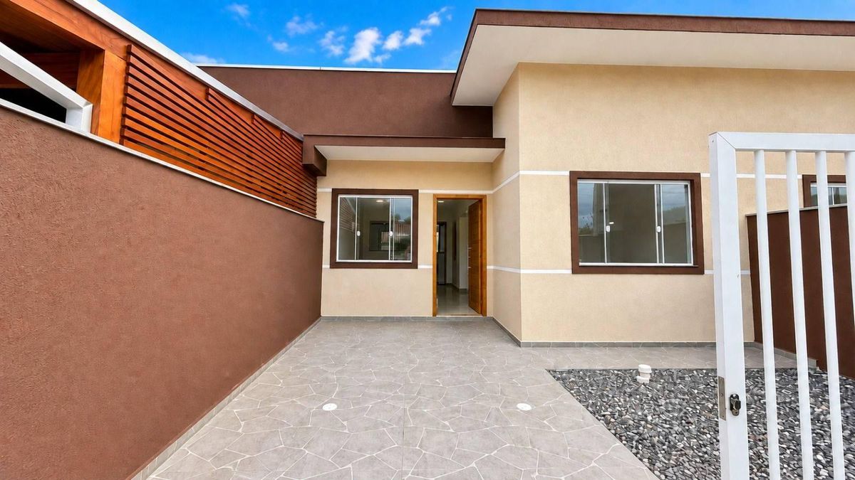 Casa com 2 dormitórios à venda, 43 m² por R$ 295.000,00 - Cambijú - Itapoá/SC - Casa em Cambiju, Itapoá - à venda - Nossa Praia Imóveis