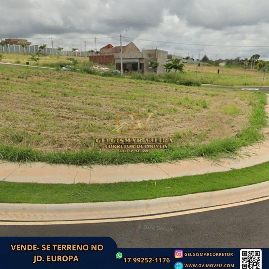 🏡 VENDE-SE TERRENO NO JD. EUROPA- BEBEDOURO - SP🏡 - Terreno em Bebedouro - à venda - Gelgismar Vieira