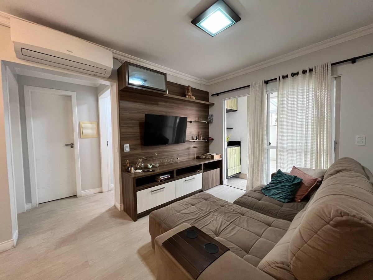 Apartamento diferenciado mobiliado com terraço e churrasqueira para locação anual em Camboriú - Apartamento em Tabuleiro, Camboriú - para locação - Desc Imóveis
