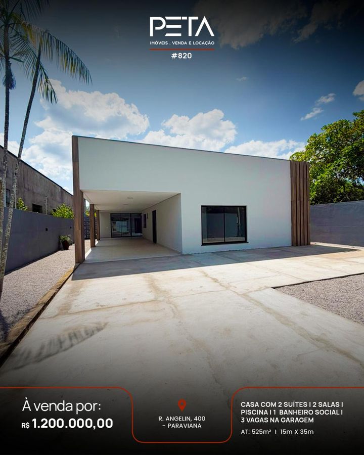 Casa com 2 quartos à Venda, Paraviana - Boa Vista