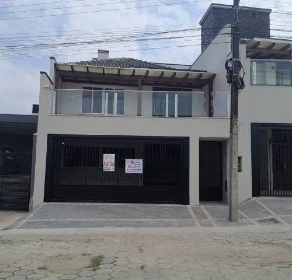 sobrado alto padrão em Mafra no Bairro Vila Nova - Sobrado em Vila Nova, Mafra - para locação - RIO MASTER IMOBILIÁRIA LTDA