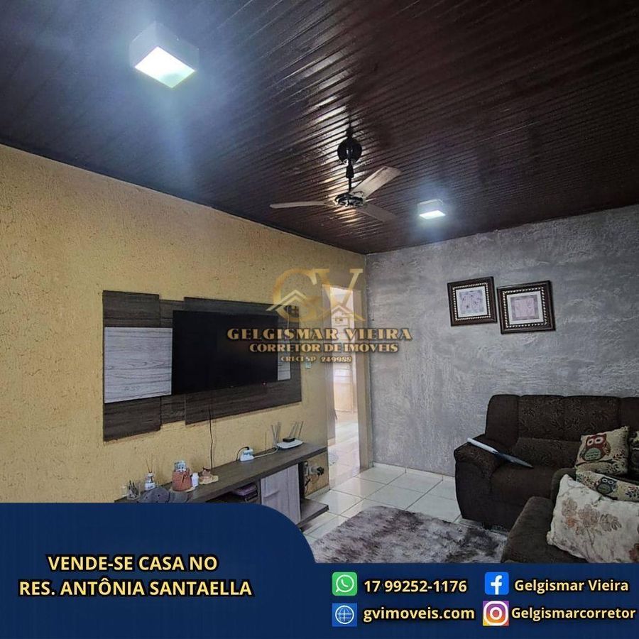 🏡 VENDE-SE CASA NO RES. ANTÔNIA SANTAELLA - BEBEDOURO - SP 🏡 - Casa em Residencial Antonia Santaella, Bebedouro - à venda - Gelgismar Vieira