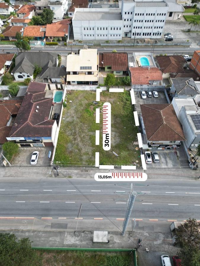 Terreno Comercial 405m² à venda no Guanabara - Joinville - Lote/Terreno em Guanabara, Joinville - à venda - IMOBILIARIA BORBA