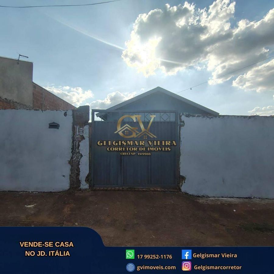 🏡 VENDE-SE CASA NO JD ITÁLIA - BEBEDOURO - SP 🏡 - Casa em Bebedouro - à venda - Gelgismar Vieira
