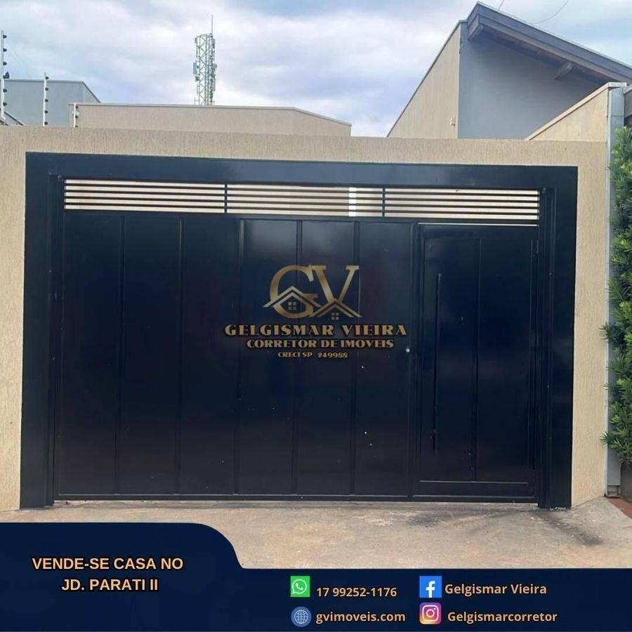 🏡 VENDE-SE CASA NO CHÁCARA PARATI – BEBEDOURO - SP  🏡 - Casa em Jardim Parati II, Bebedouro - à venda - Gelgismar Vieira