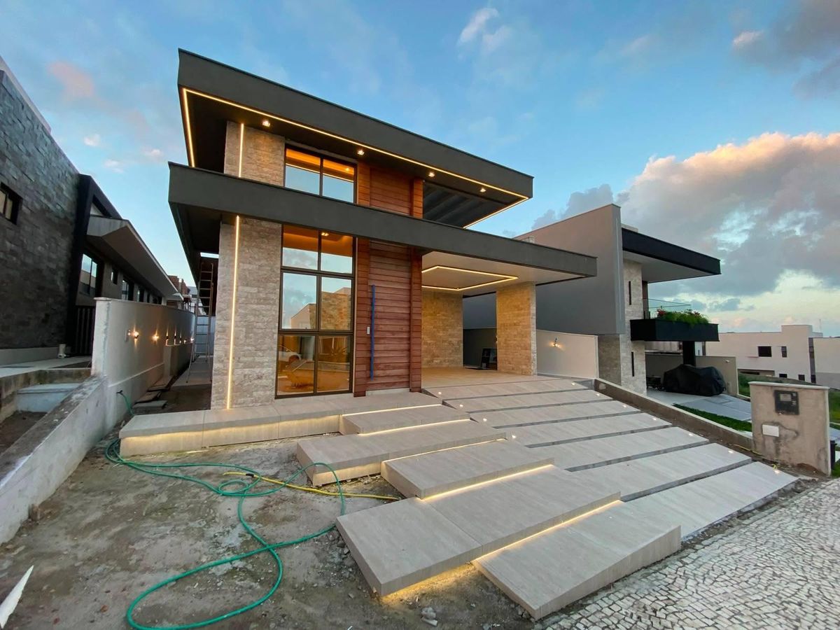 CASA DE ALTO PADRÃO NO CONDOMÍNIO RESERVA DO ATLÂNTICO - Casa em Bancários, João Pessoa - à venda - Pedro Soares Imóveis