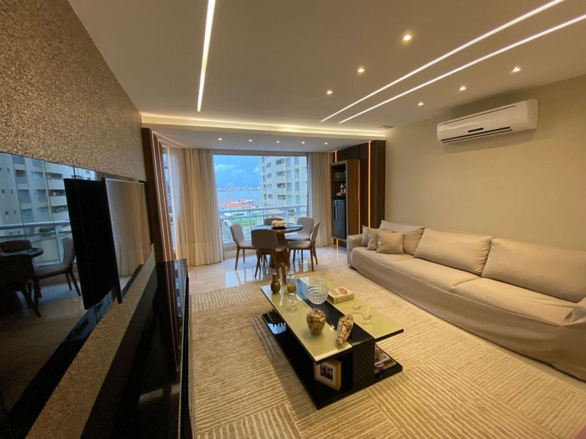 Apartamento na Península, 3 suítes, todo projetado - Apartamento em Ponta D'Areia, São Luís - à venda - V s Ferreira imobiliária