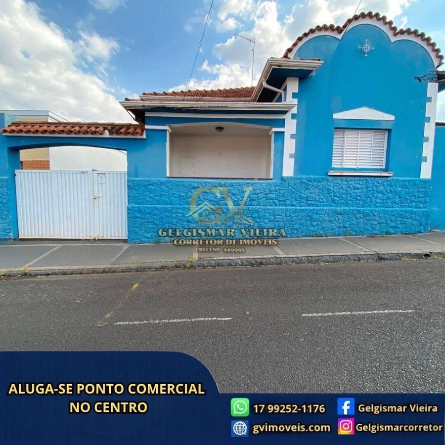 🏡 ALUGA-SE PONTO COMERCIAL NO CENTRO – BEBEDOURO - SP 🏡 - Comercial em Centro, Bebedouro - para locação - Gelgismar Vieira