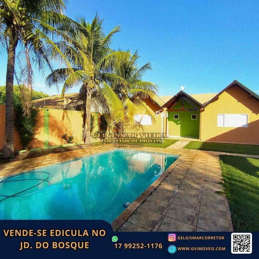🏡 VENDE-SE EDICULA NO JD. DO BOSQUE - BEBEDOURO - SP 🏡 - Casa em Jardim do Bosque, Bebedouro - à venda - Gelgismar Vieira