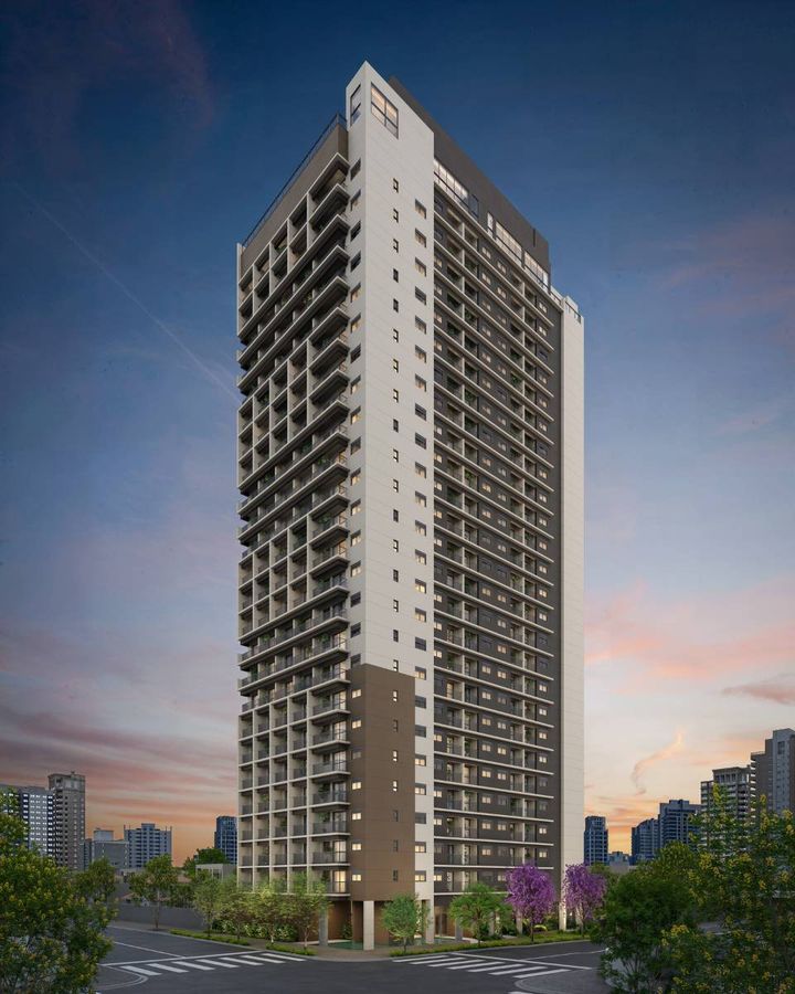 Boulevard Brooklin | Construtora Constrac | Construção | 20 metros | studio com varanda | sem vaga - Studios em São Paulo em Vila Cordeiro, São Paulo - à venda - SEGUNDO IMÓVEL