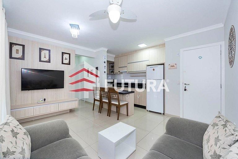 Apartamento 2 Quartos Bombas, Bombinhas: 350m da Praia e Churrasqueira - Apartamento em Bombas, Bombinhas - para temporada - PAULA CRISTINA DA SILVA MINELLA NEGOCIOS IMOBILIARIOS LTDA