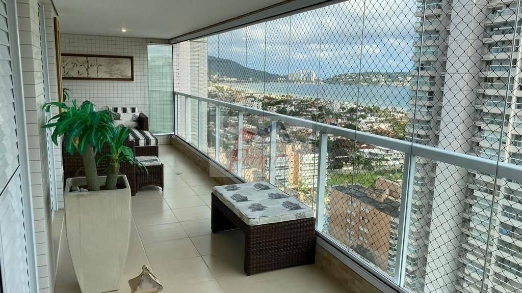 Apartamento mobiliado com 3 dpormitórios à venda no bairro Enseada - Guarujá/SP