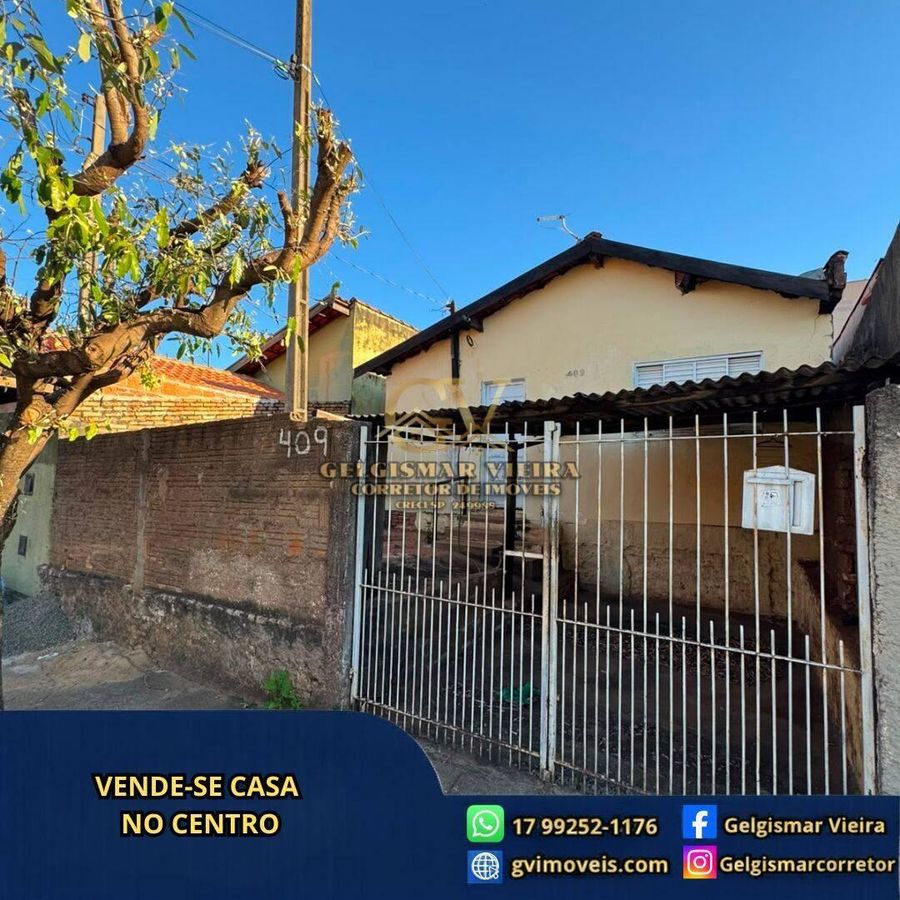 🏡 VENDE-SE CASA NO CENTRO - BEBEDOURO - SP 🏡 - Casa em Centro, Bebedouro - para locação e à venda - Gelgismar Vieira