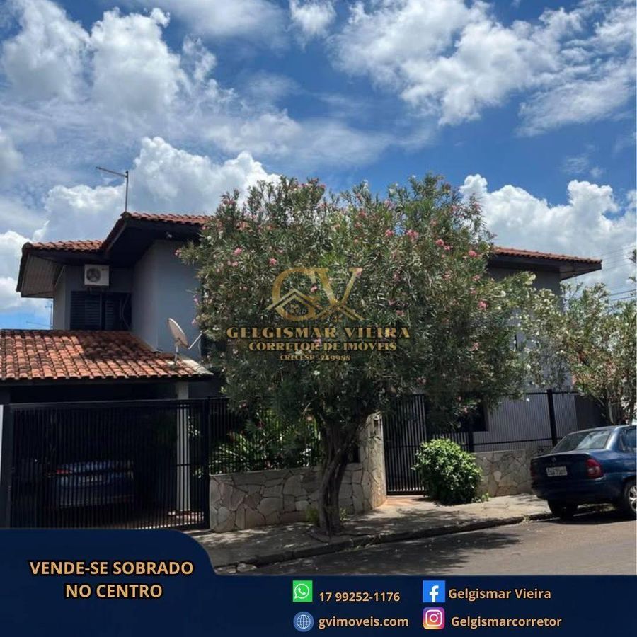🏡VENDE-SE SOBRADO NO CENTRO - BEBEDOURO - SP 🏡 - Casa em Centro, Bebedouro - à venda - Gelgismar Vieira