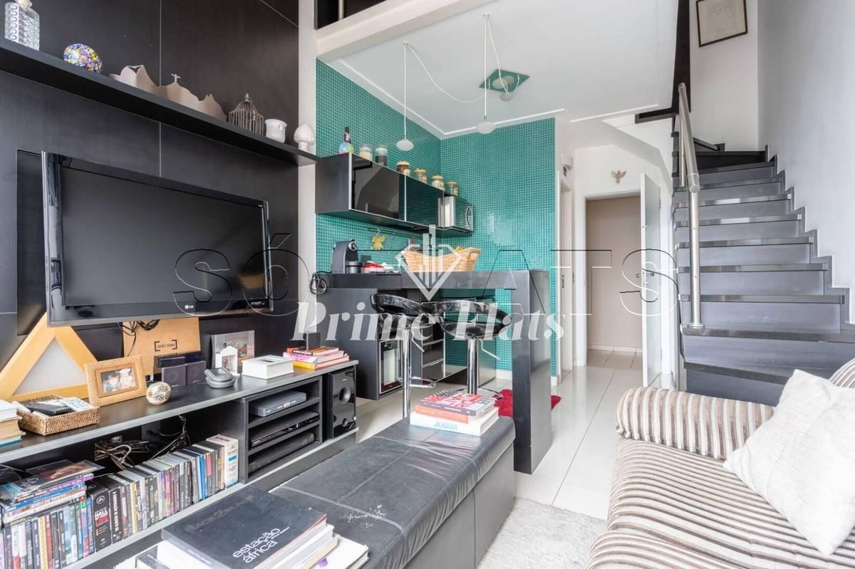 Flat disponível para locação no NYC Berrini Residence no Brooklin, com 39m², 1 quarto e 1 vaga - Flat/Loft/Estúdio em Brooklin, São Paulo - para locação - Prime Flats Negócios Imobiliários